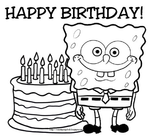 Coloring birthday cards for kids and adults. birthday coloring pages clipart panda free clipart images