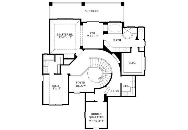 I love the hidden room! | House plans | Pinterest