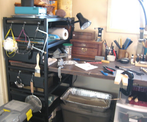 cutting and filing station
