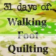 31 Days of Walking Foot Quilting - Petit Design Co.