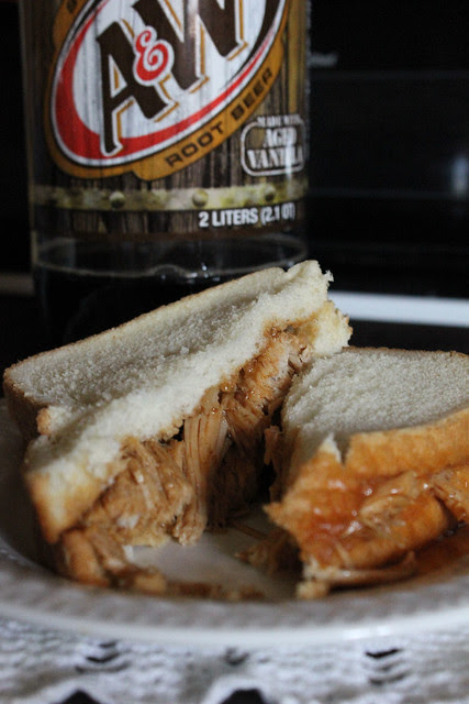 Root Beer Pulled Pork Sandwiches