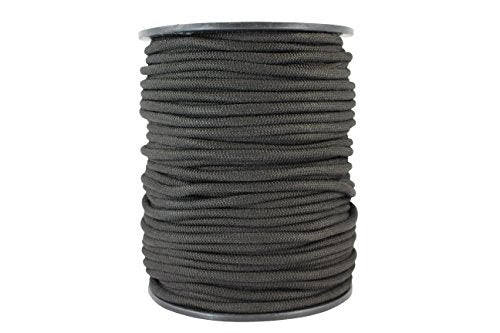 Shock Cord 1 4 Inch Diamond Grip Sgt Knots Black Elastic Bungee Directnine Europe