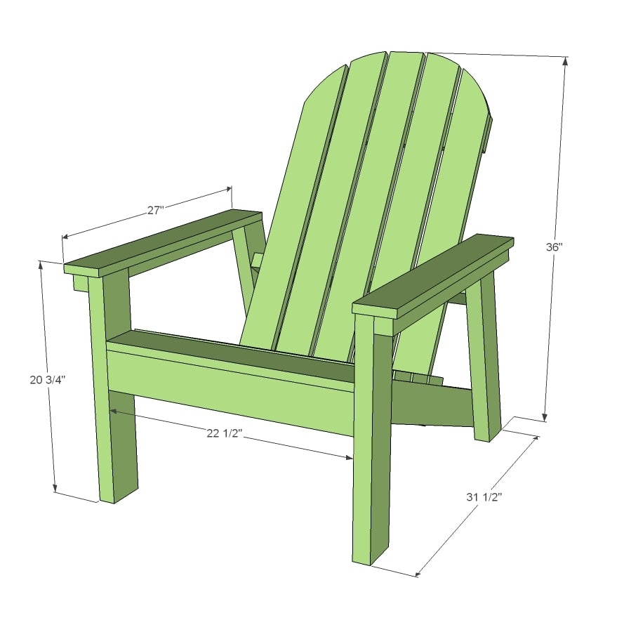| Build a Home Depot DIH Workshop Adirondack Chair | Free and Easy ...