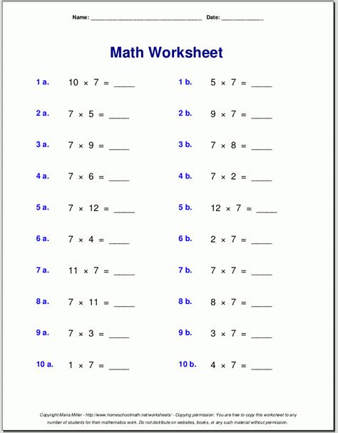  3rd grade math worksheets pdf edumonitor 7th grade math worksheets