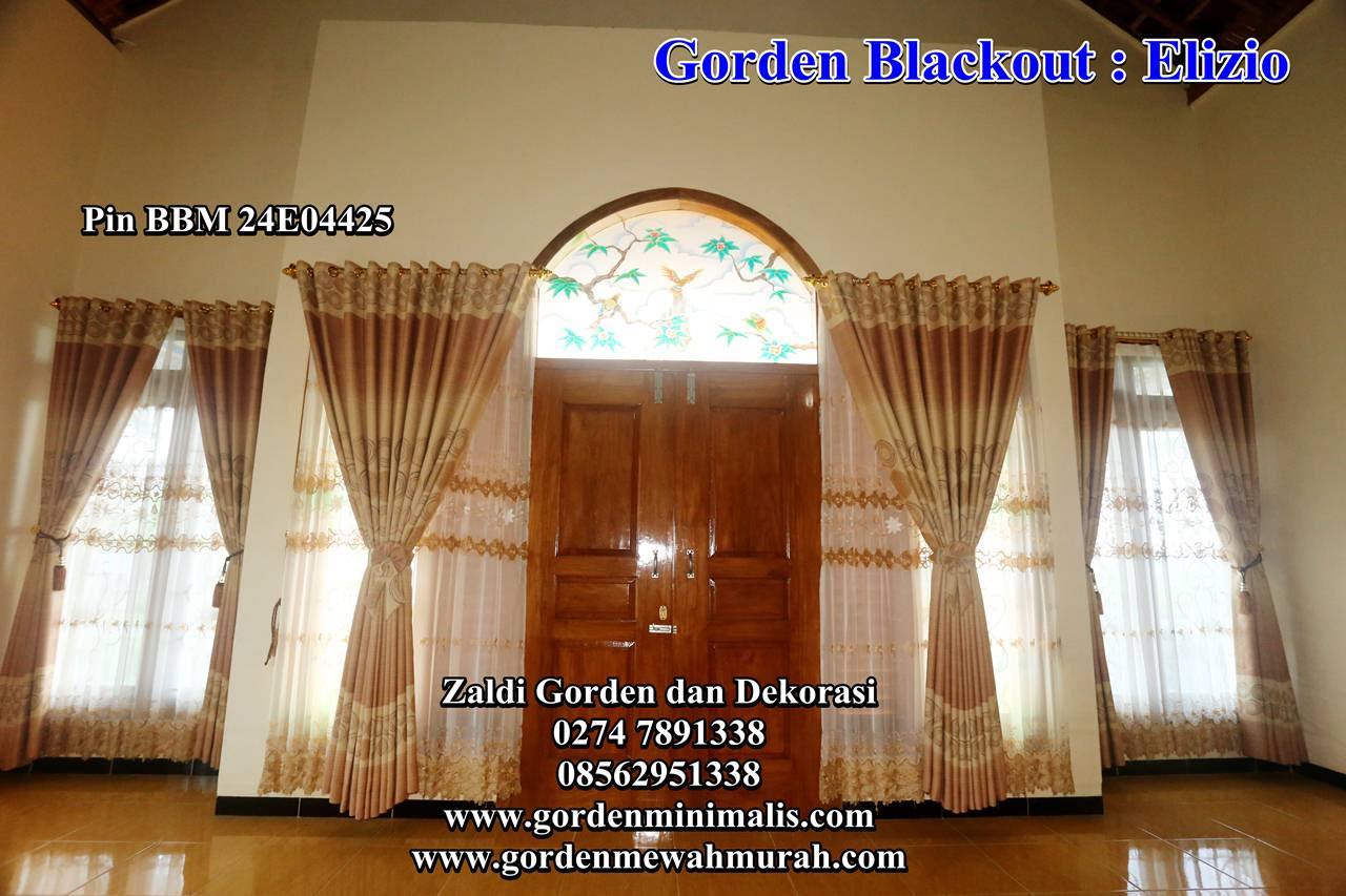 Gorden Blackout Model Minimalis Modern Untuk Jendela Rumah Anda