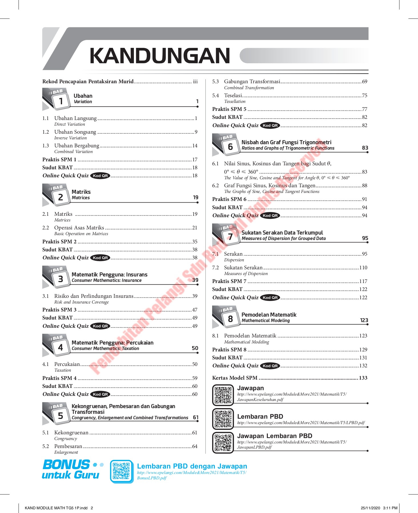 Module More 2021 Matematik Tingkatan 5 Flip Ebook Pages 1 11 Anyflip