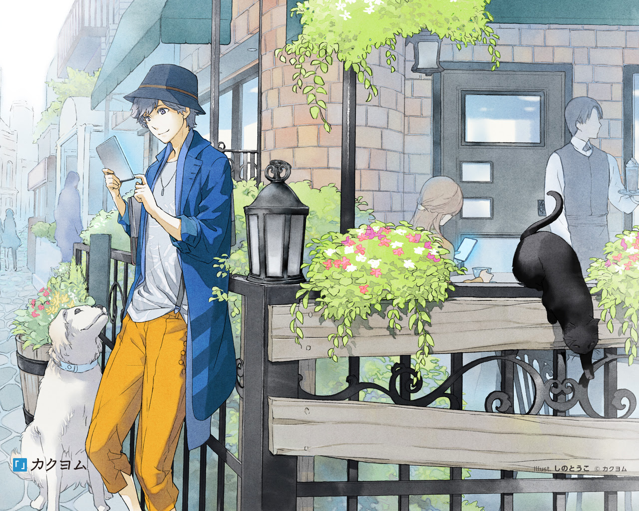 カクヨムオープン記念 人気イラストレーター しのとうこさん So Binさんによるオリジナル壁紙配布 カクヨムからのお知らせ
