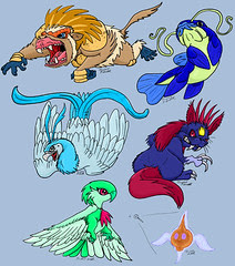 6.22.09 - My "Pokemon Platinum" Team (finally)