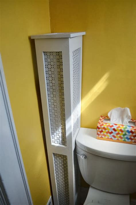 images  hide radon pipe  pinterest faux