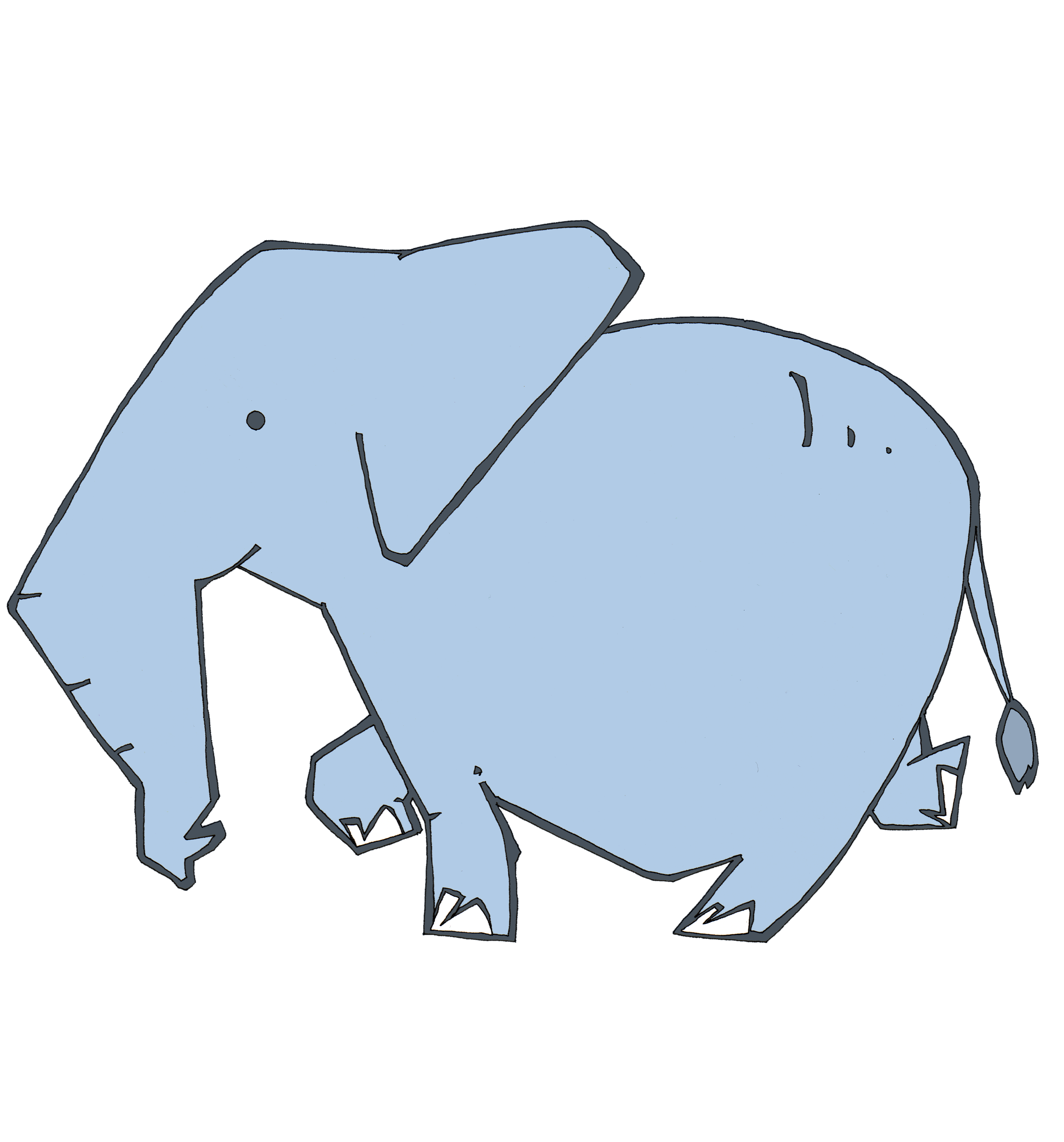 ゾウのお面のイラスト かわいいフリー素材が無料のイラストレイン
