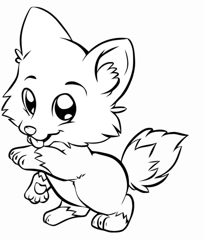 Easy Cute Dog Coloring Pages Clip Art Library Many of the images in this section are available for coloring.
