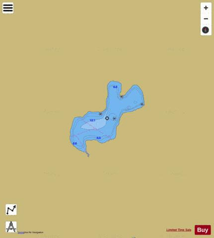 Upper Redstone Lake Fishing Map Ca On V Nautical Charts App