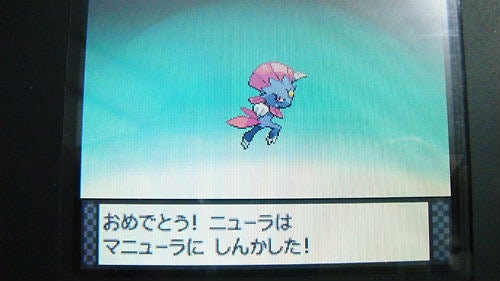 ポケモンプラチナ廃人への道 マニューラ編 ブログですね 分かります