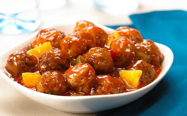 Sweet and Sour Meatballs  Recipes  Melanie Mitro