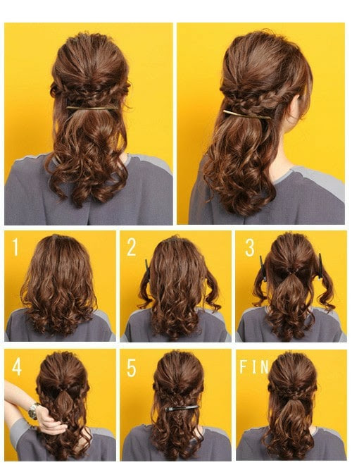 自分で簡単にできちゃう ミディアムヘアの結婚式用ハーフアップ Marieen マリエ 簡単におしゃれになりたい ママと大人 女子のお呼ばれファッションメディア