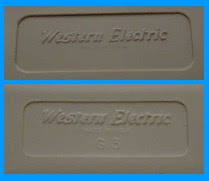 WE logo with no                                  Bell System markings