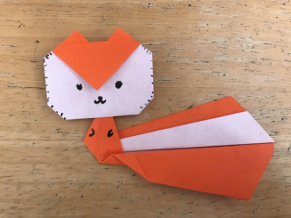 11月動物の折り紙 1枚で簡単なリスの折り方 作り方 ガムシャラナ子育て