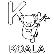 Coloring Pages Koala