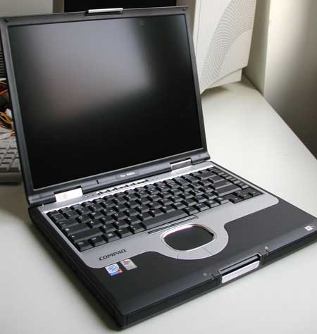 compaq evo n800v. Compaq Evo N800V — одна из