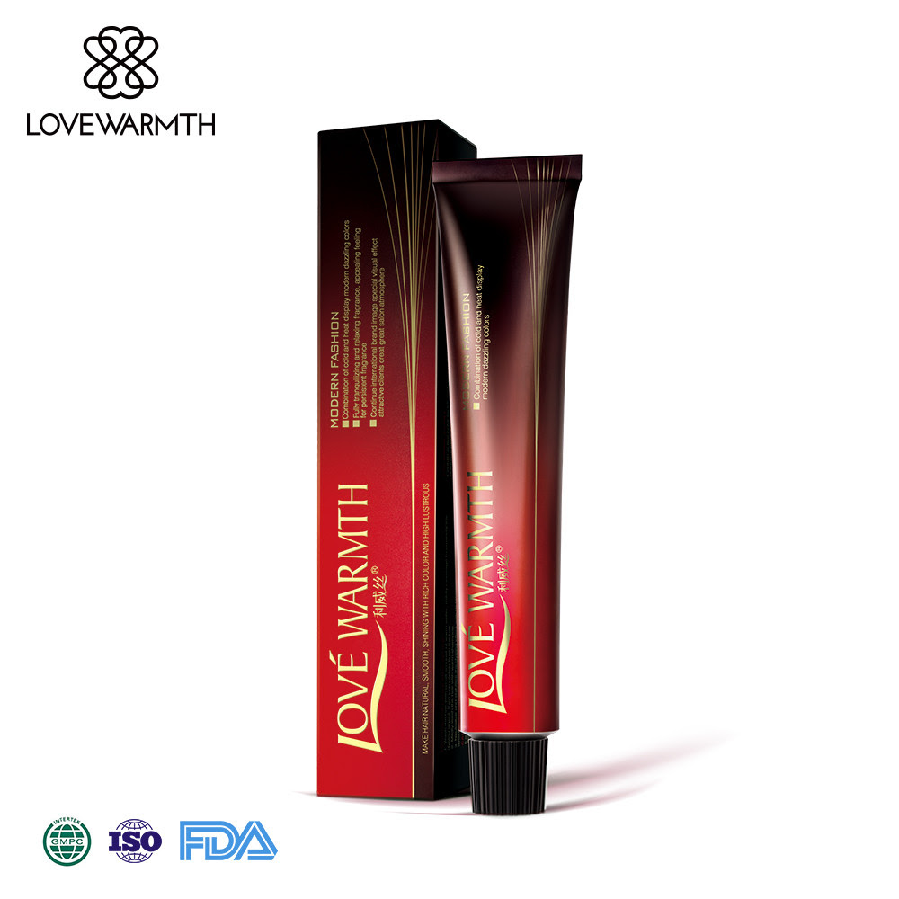 Love Warmth 100ml Permanent Hair Color Cream No Ppd Parabens
