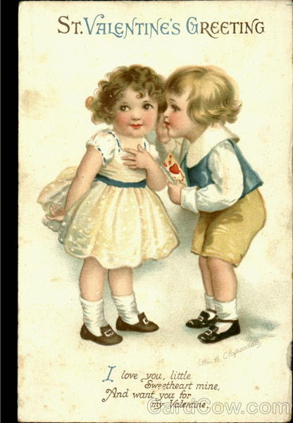 St. Valentine's Greetings Ellen Clapsaddle Valentines Day