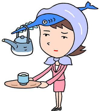 記事タイトル無料イラスト アップロード ビジネスウーマンキャラ お茶出し 接客 来客のおもてなし ビジネスマナー 会社で使う 無料 ビジネス素材