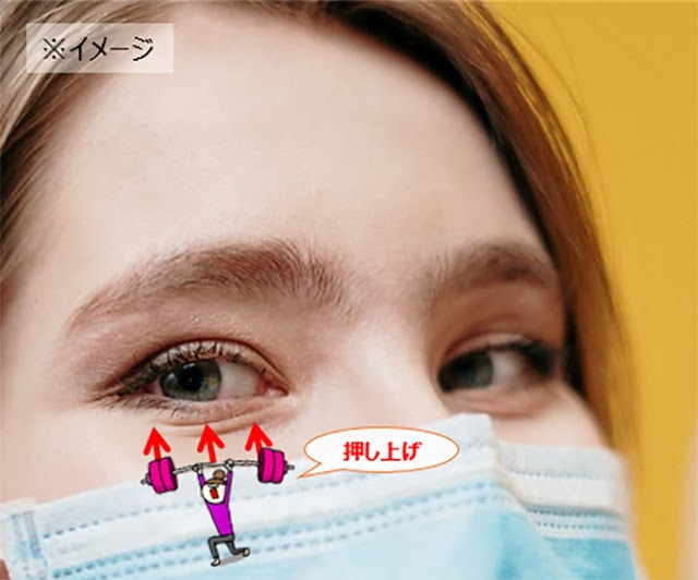 マスクが原因 目の下のシワ改善簡単テクニック Me Beaute Maison Kose