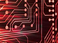 Graphic depicting a microchip