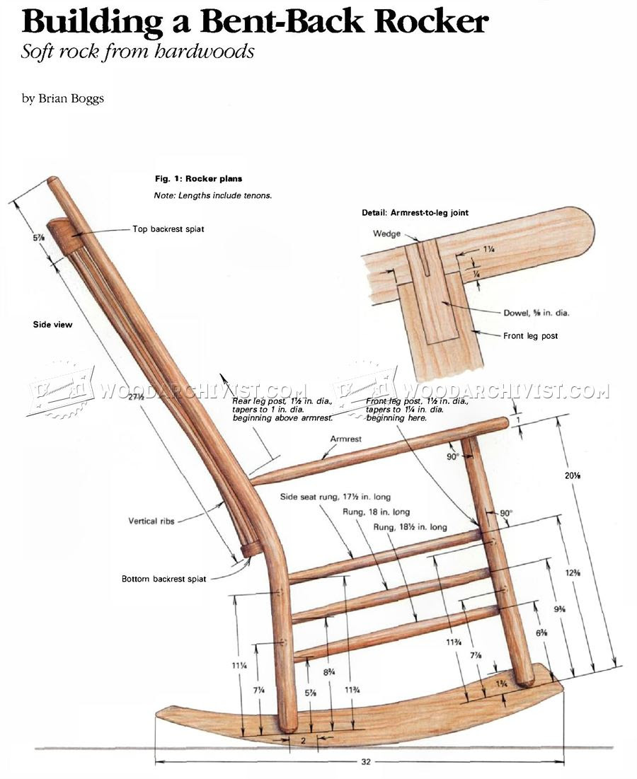 Build Rocking Chair • WoodArchivist
