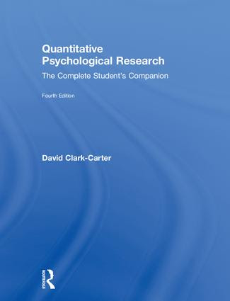 Quantitative Psychological Research | Taylor & Francis Group