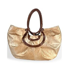Gold Metallic tote bag