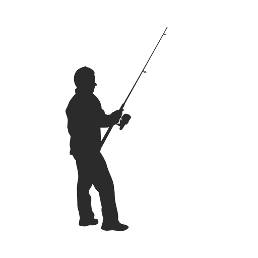 Download Silhouette Man Fishing at GetDrawings | Free download