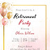 Retirement Party Invitation Template