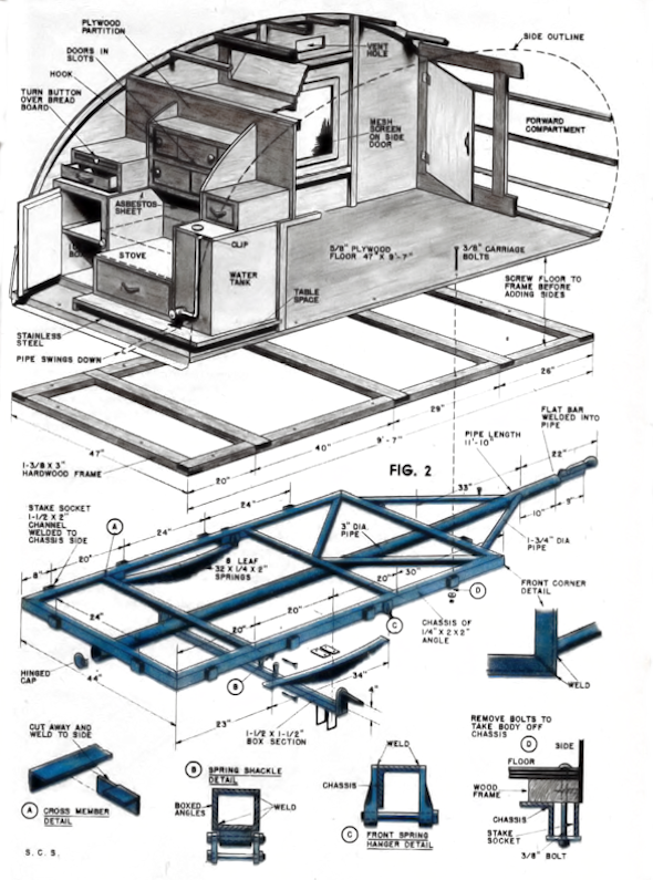 Off Road Teardrop Trailers Plans
