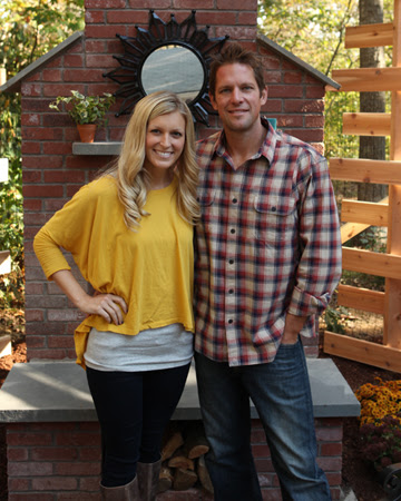 Chris and Peyton Lambton's tricks for backyard wedding decor