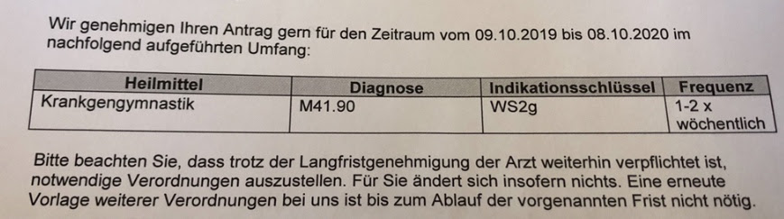 Physiotherapie Ausserhalb Des Regelfalls Skoliose Info Forum