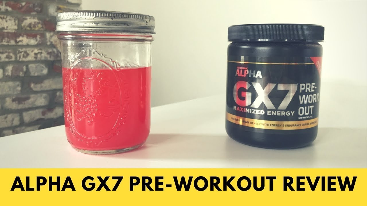 ALPHA GXPre Workout For Men and Women