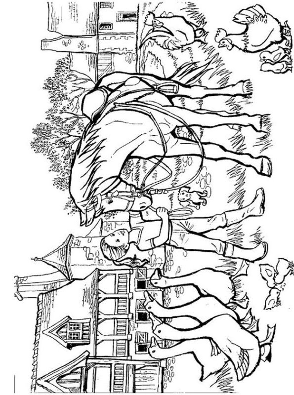 Kids-n-fun | 63 Kleurplaten van Paarden