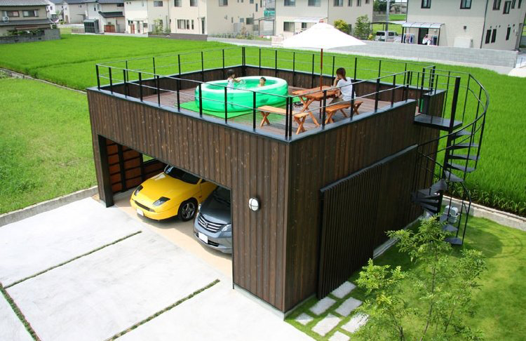 大人可愛い隠れ家ガレージ トイボックス