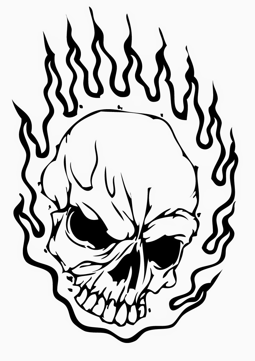 Cool Skull Coloring Pages at GetColorings.com | Free ...