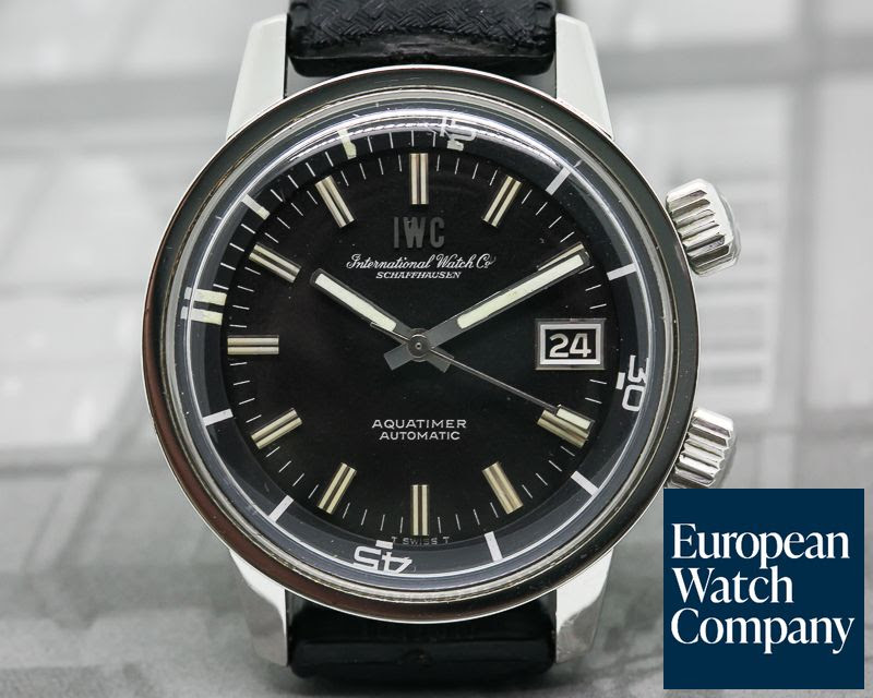 (22814) IWC 812 AD Vintage Aquatimer Automatic SS / Rubber ...