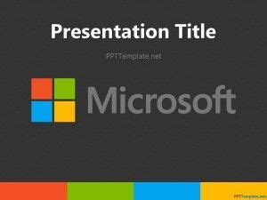 microsoft themed  template  powerpoint