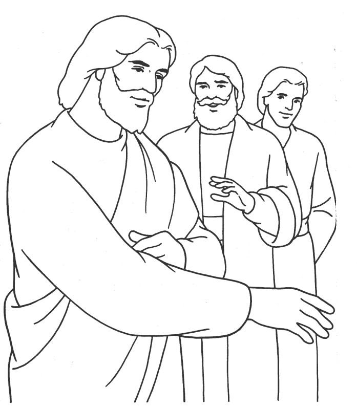 Jesus Miracles Coloring Pages - Coloring Home