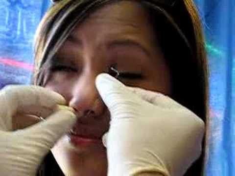 nose piercing! 1:08