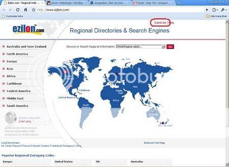 Add website vào những danh bạ web hàng đầu thế giới