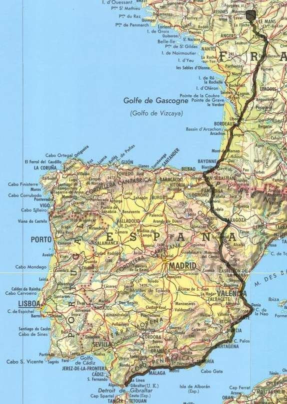 Carte France - Italie » Vacances - Arts- Guides Voyages