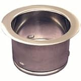 Waste King 3140 3-Bolt Extended 3-Bolt Mount Sink Flange, Stainless Steel
