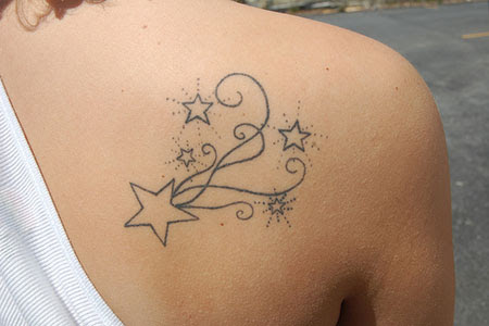 Star Tattoos and Tattoo Designs | Bullseye Tattoos