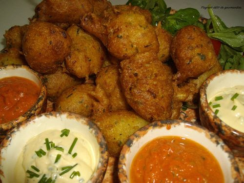 Accras De Morue A La Creole Sauce Lime Et Sauce Rougail