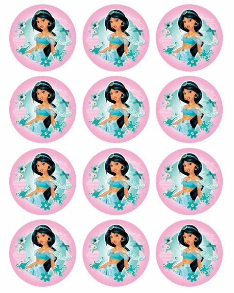 Download 129 Printable Princess Jasmine Cake Topper SVG PNG EPS DXF File for Cricut, Silhouette and Other Machine